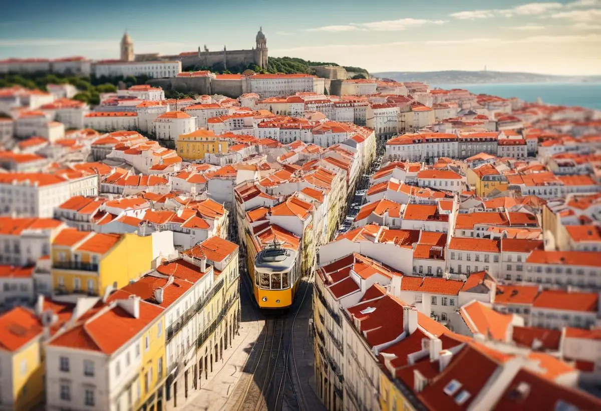 Karta Lissabon illustration